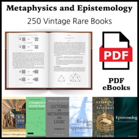 Printable Metaphysics and epistemology collection - 250 PDF eBook - vintage print poster