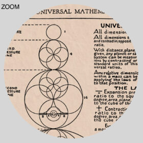 Printable Universal mathematics by Walter Russell, nature philosophy poster - vintage print poster