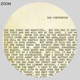 Printable Zodiac Killer confession letter - serial killer murderabilia poster - vintage print poster