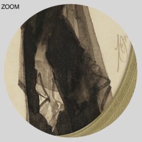 Printable Anders Zorn - The Widow, mourning, postmortem art print - vintage print poster