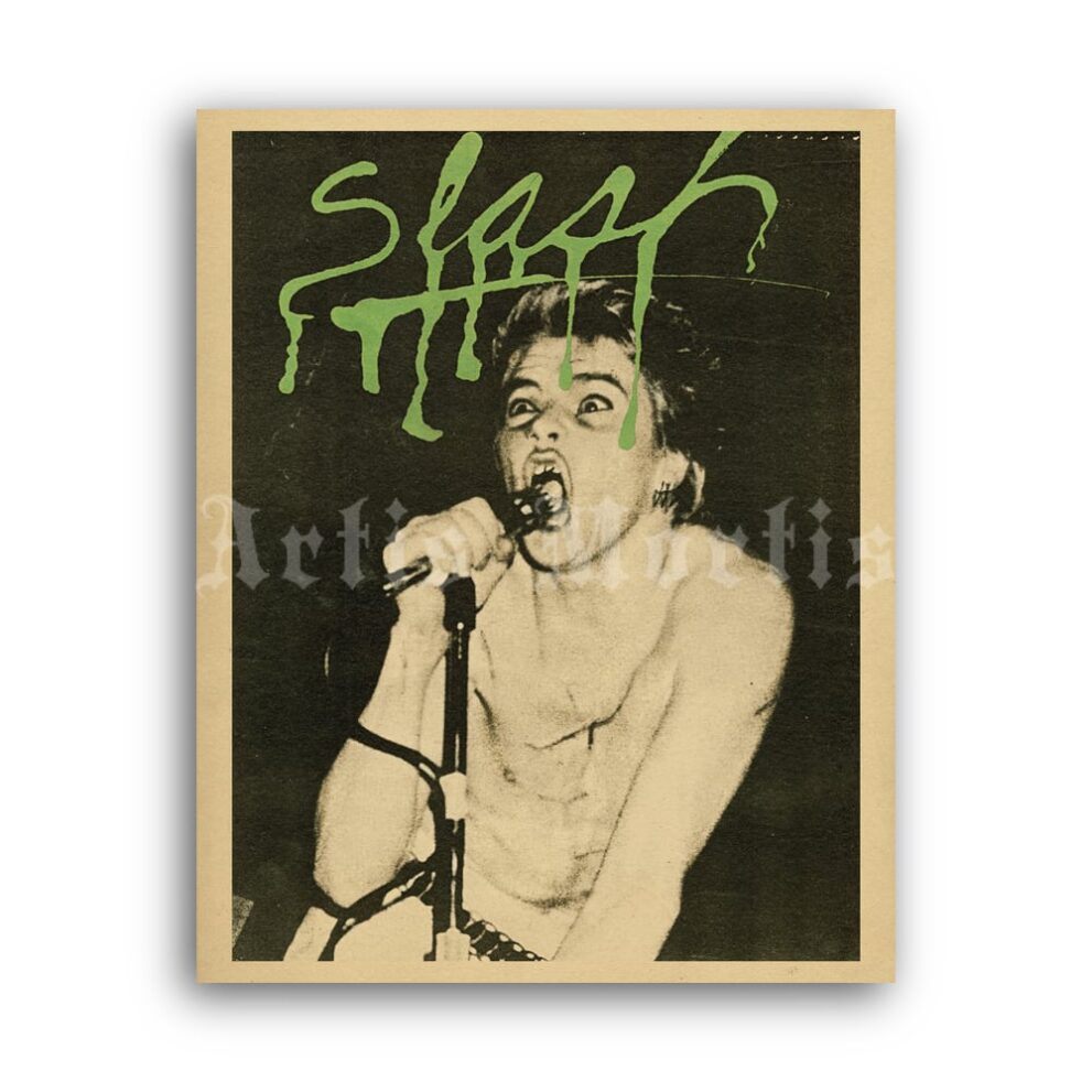 Printable The Germs, Darby Crash, zine photo poster, hardcore punk rock - vintage print poster