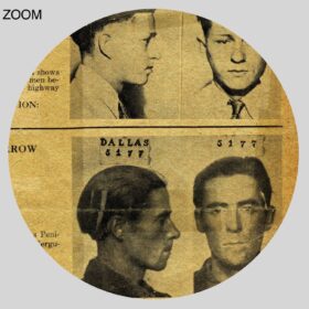 Printable Clyde Barrow and Melvin Barrow wanted for murder 1930s poster - vintage print poster